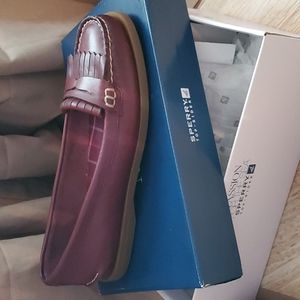 Sperry Top-Sider Penny Loafer - Women's Shoes - Avery Wine size 8M